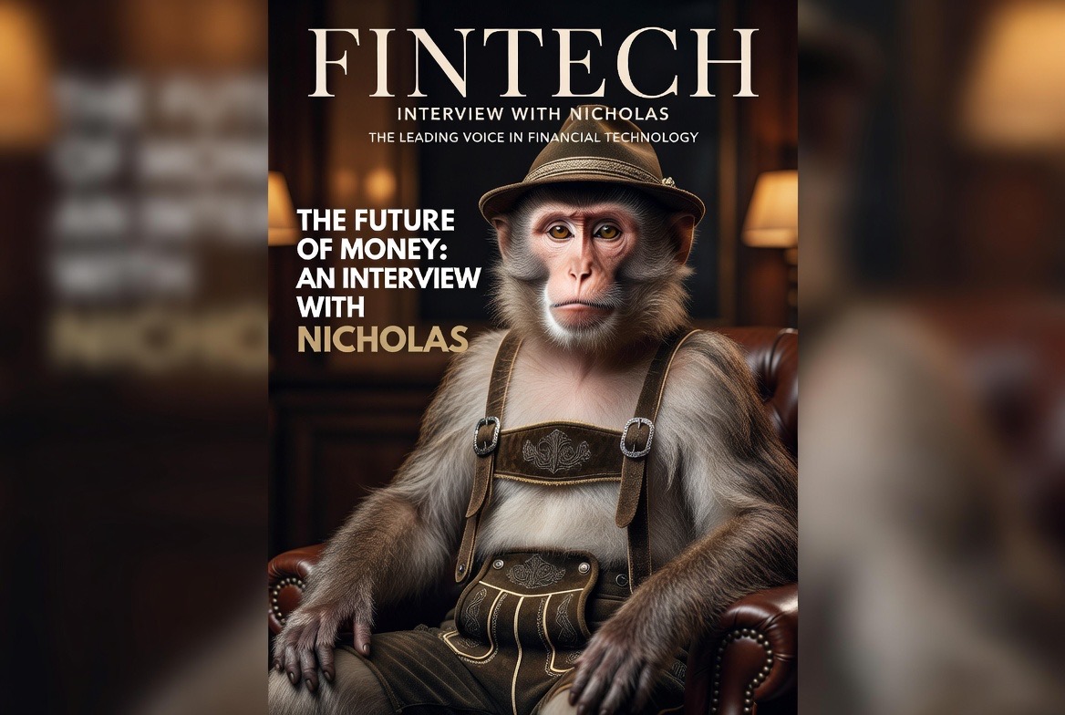 Nicholas on the cover of Fintech Magazine